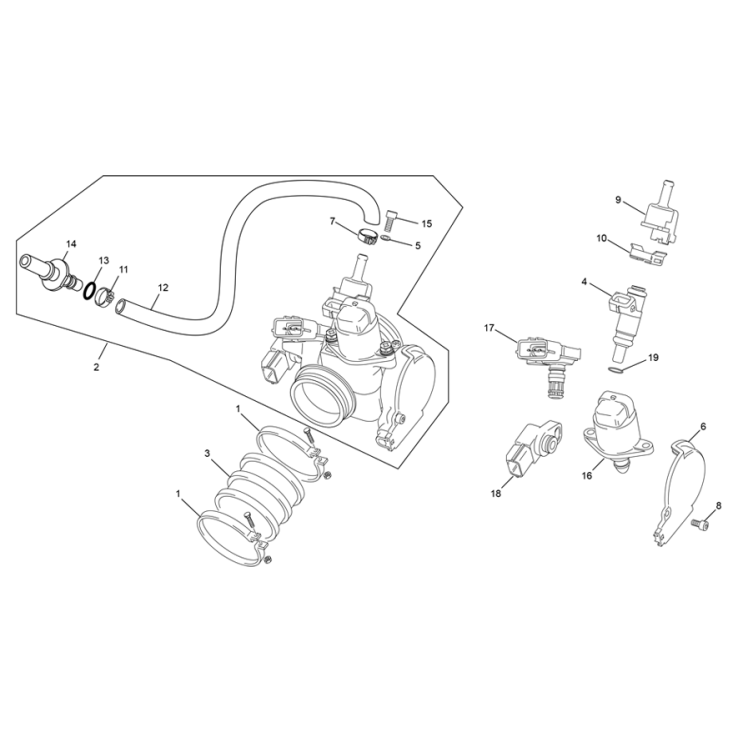 CORPS D'INJECTION SHERCO 450 SE-F FACTORY 2026